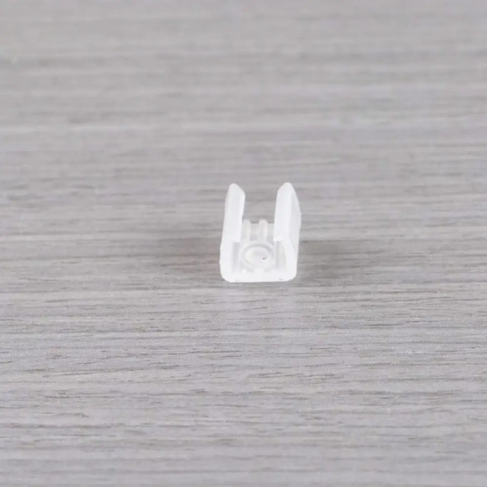 Practical LED Strip Light Clips For 5050 2835 Silicone Lights Transparent Plastic Mounting Support Screw Fastener
