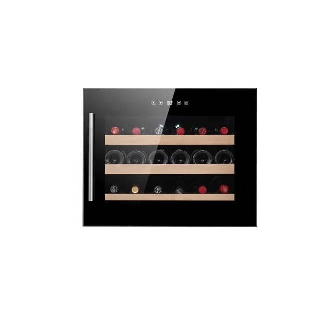 

Оптовая цена Встроенный шкаф 18-бутылочный компрессор Охладитель вина Холодильник Охладитель Холодильник