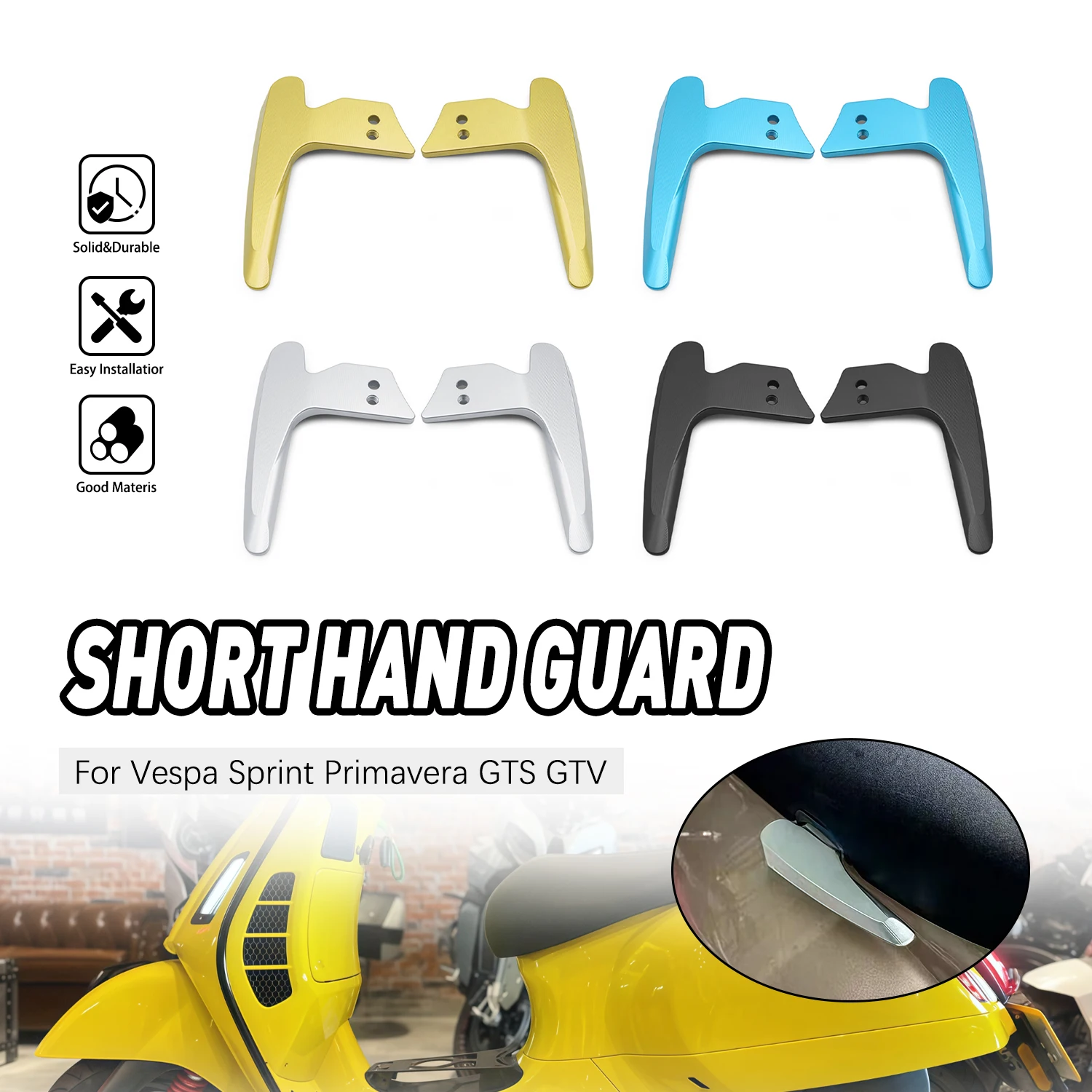 

Motorcycle Modified Tail Armrest CNC Universal For VESPA SPRINT PRIMAVERA GTS GTV