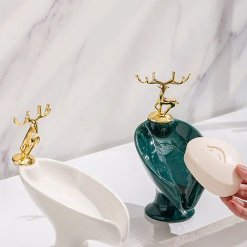 1 مجموعة صندوق الصابون المحمولة ورقة الحمام المنزلية استنزاف الصابون صحن الصابون حامل صحن الصابون صينية