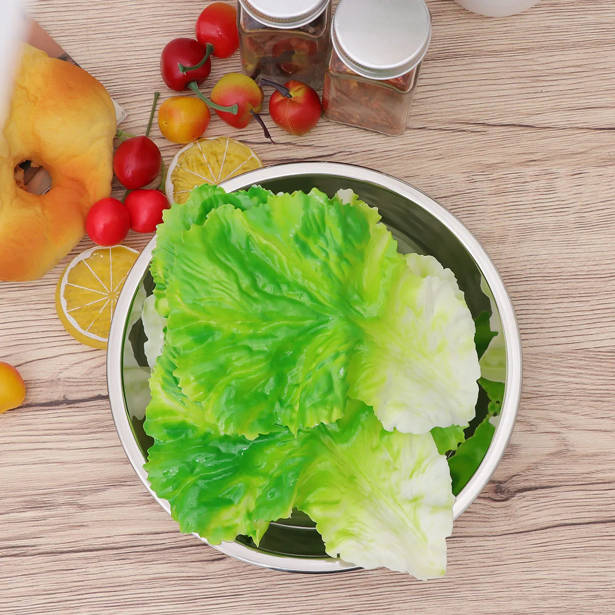 

304 Stainless Round Plate Dish Kitchen Dinnerware Non Slip Lightweight Easy Clean Stainless Steel Plate Serving Fruit