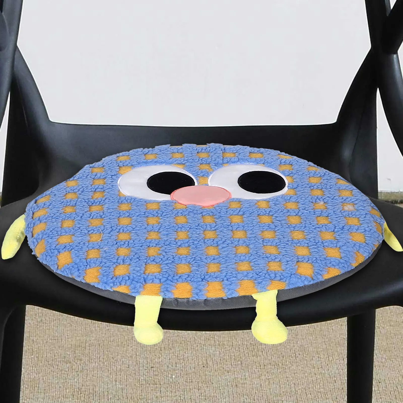 Round Memory Foam Seat Cushion for Office Chair Car Desk Stool Barstool Driving Ergonomic Support Long Sitting Comfort Adult