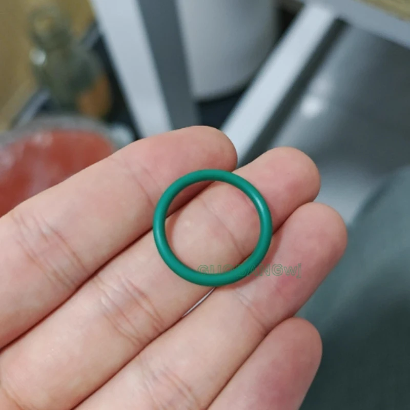 FKM O-ring Green Fluororubber Rubber Sealing Gasket O Ring CS 8.6mm Oil Resistant Acid Alkali Resistant O-Ring Kit OD50 55-700mm
