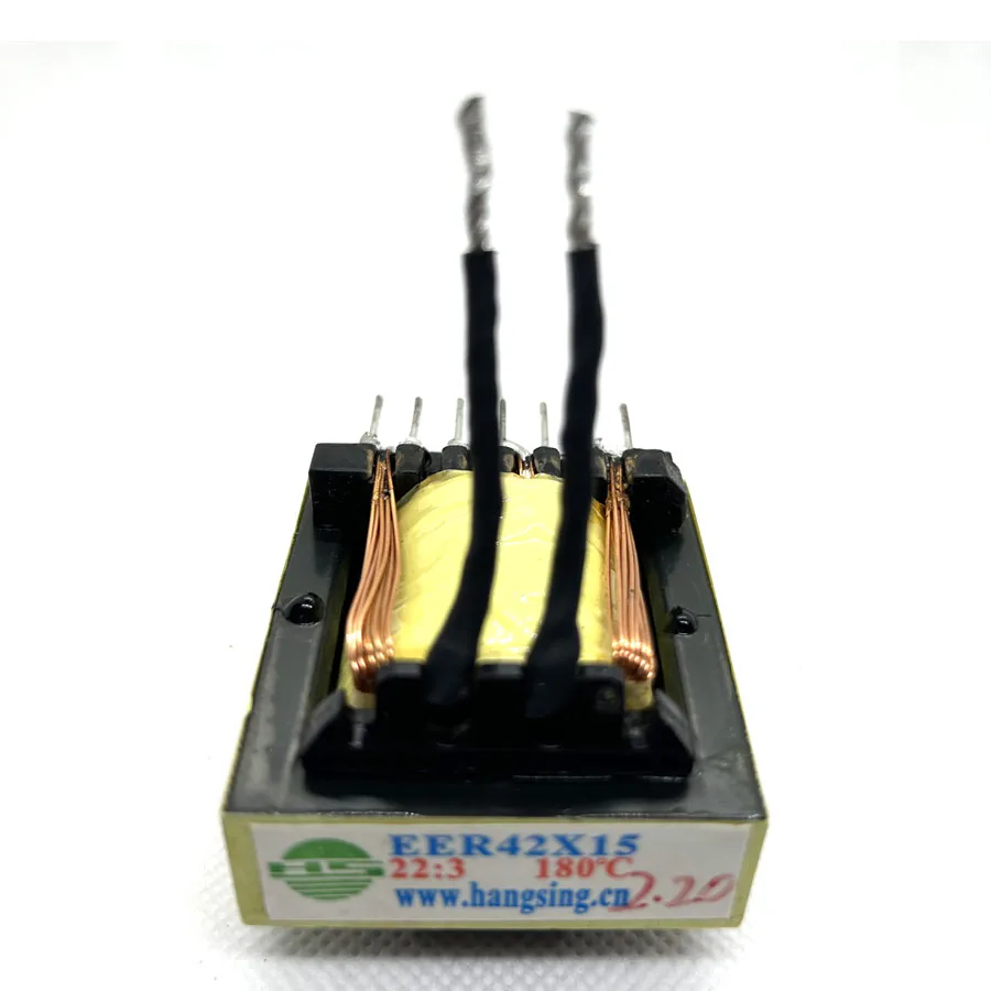 Pulse Transformer EER42x15 EER43x15 22:3 1PC  Temperature 180℃ For Inverter Arc TIG Welding Machines Middle Board 14 Feet