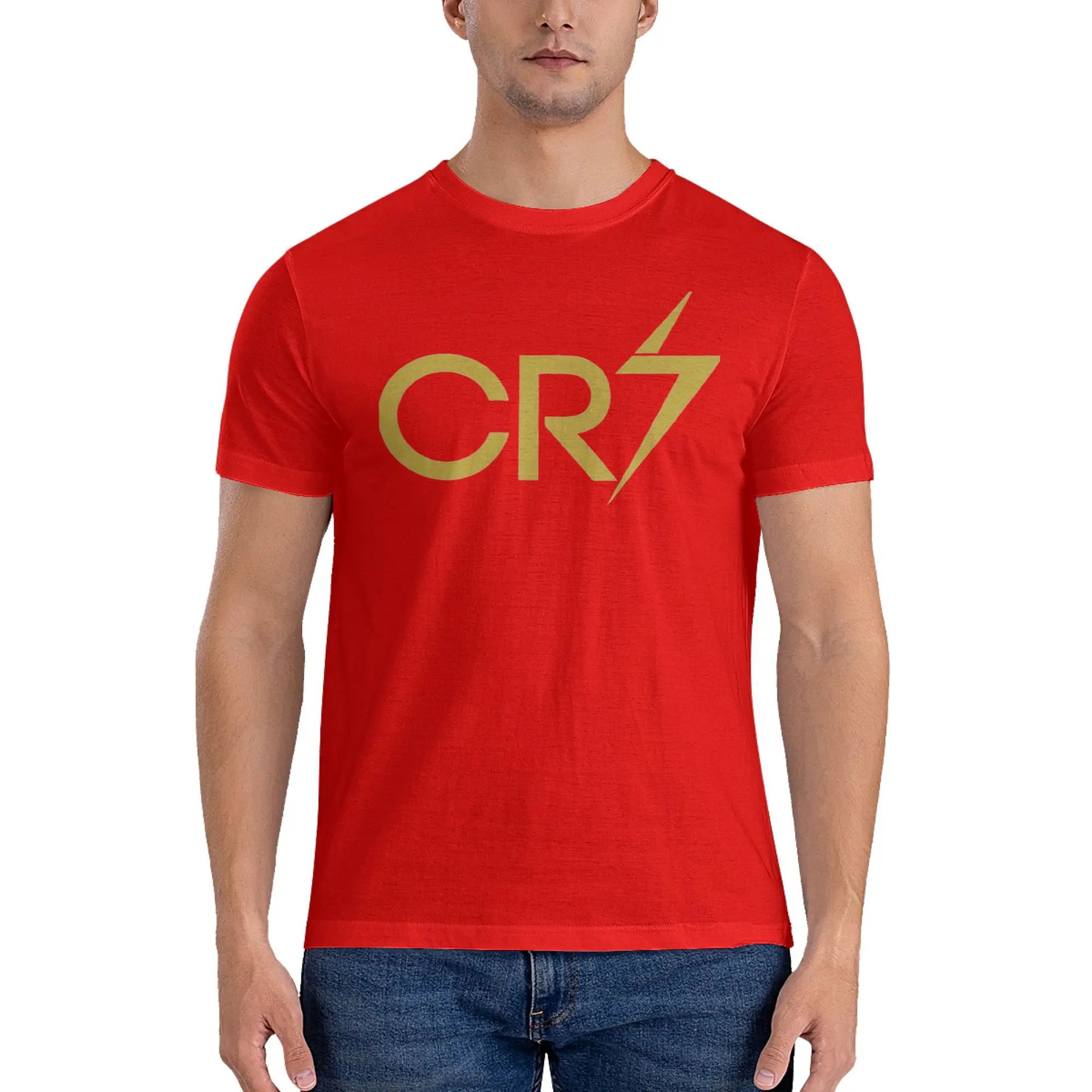 Men Women's CR7s Cristianos Ronaldos T Shirt  Cotton Clothes Novelty Short Sleeve O Neck Tee Shirt Gift Idea T-Shirts