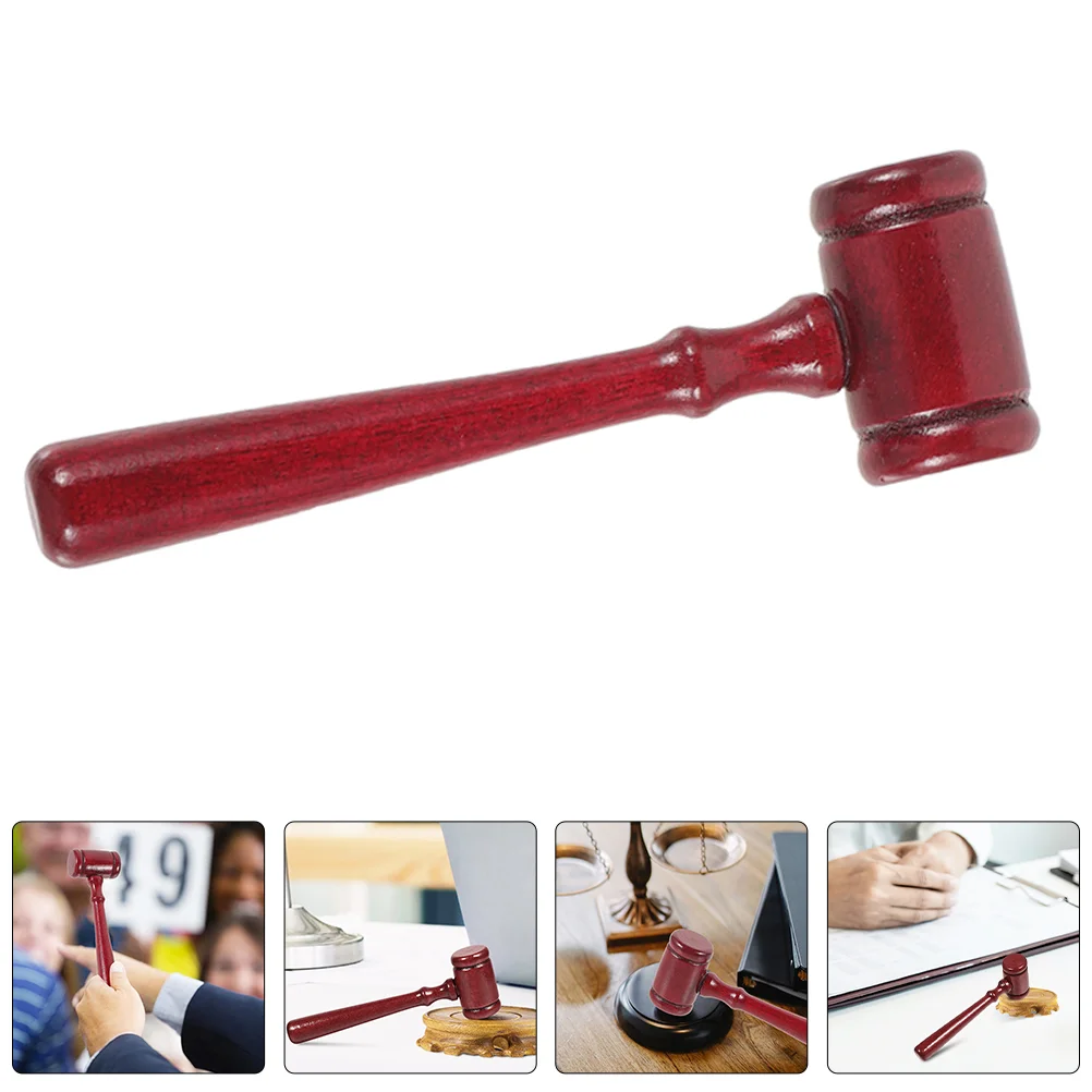 10 Pcs Judge Hammer Wood Mallets Gavel Toy Wooden Kids Toys Lawyer Judges Auction Chinese Style