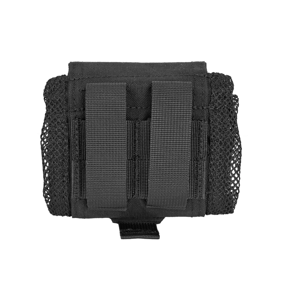 Tactifans Roll-Up Mag Mesh Dump Pouch Magazine Storage Mini Foldable Net Pocket EDC Tactical Outdoor Sport Hunting 5OOD Nylon