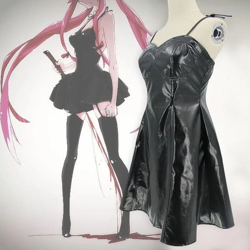 

Моя жена, Yonaga Cos, Риман, черная кожаная юбка, платье для выступлений, дневник будущего, одежда для косплея goi/6