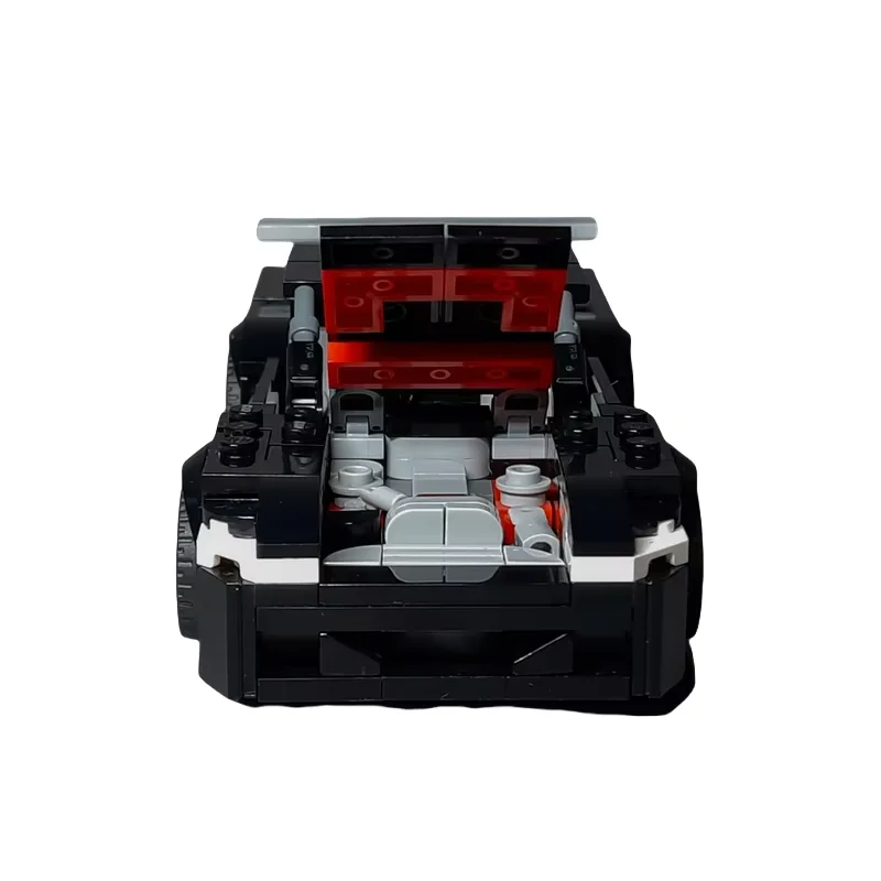 Model samochodu wyścigowego MOC - Zestaw klocków do składania z małych elementów, 270 elementów - Kreatywny prezent świąteczny - Nadaje się dla wszystkich