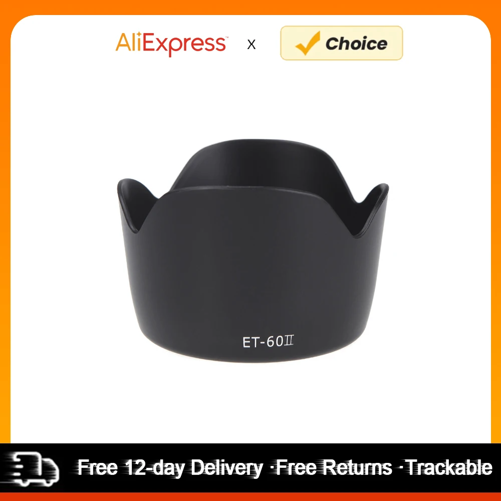 ET-60II Flower Lens Hood for Canon EF 75-300MM F/4-5.6 III EF-S 55-250mm f/4-5.6 IS