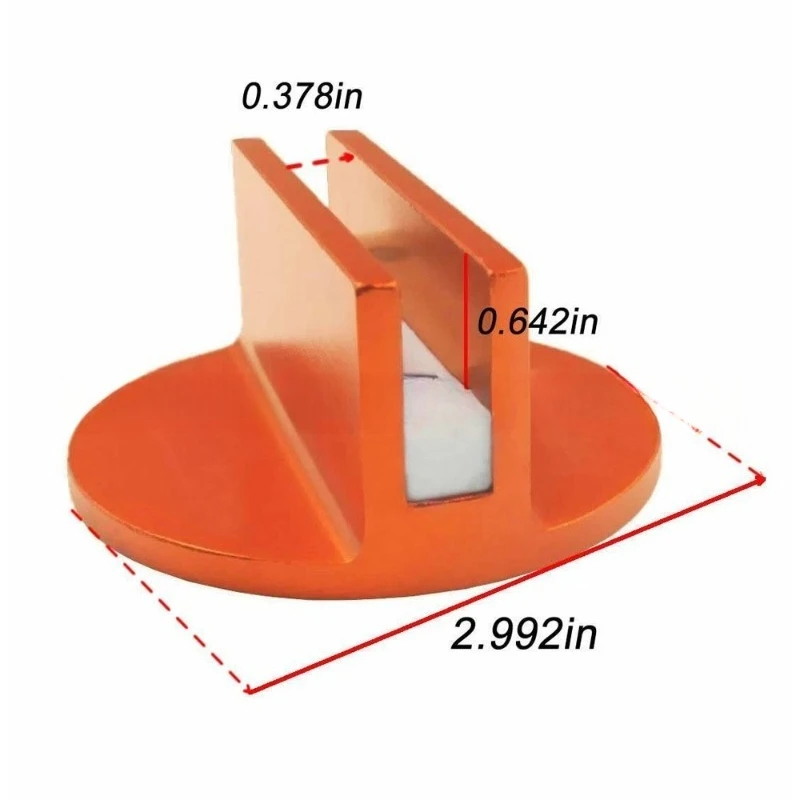 Factory Direct Universal Magnetic Jack Pad Clamp Welded Frame Rail Adapter Blue Red Orange 10 Set