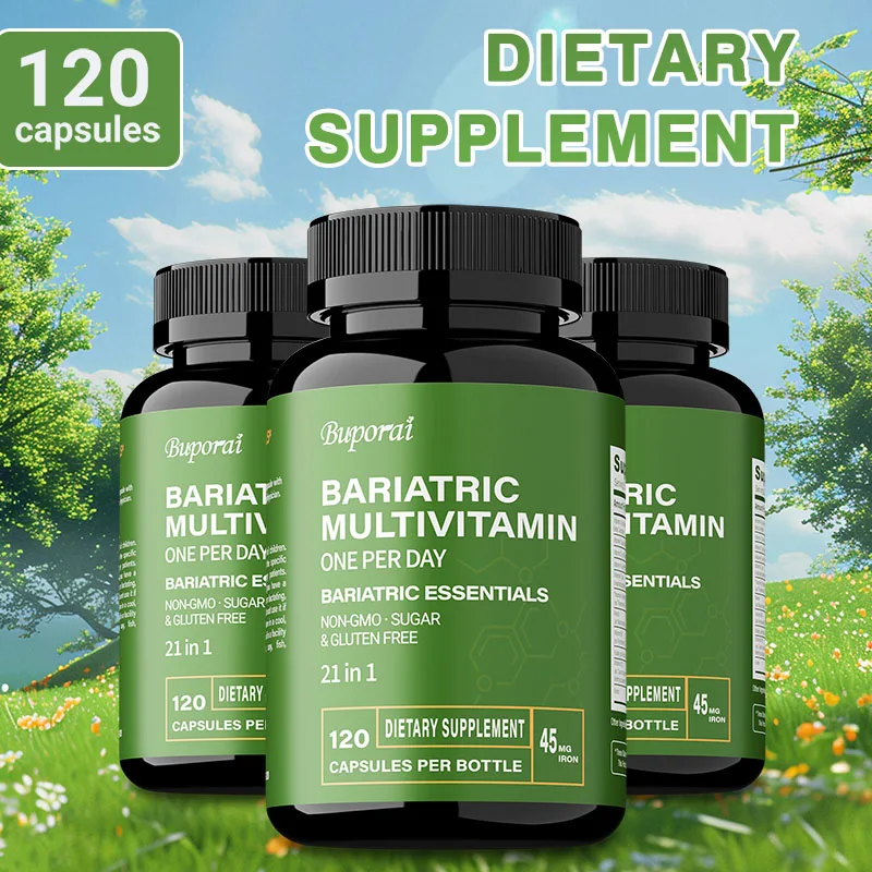

Барриатрический мультивитамин — содержит 21 эфирных витаминов и минералов для ухода за уровнами гемоглобина и поддерживает общего здоровья.