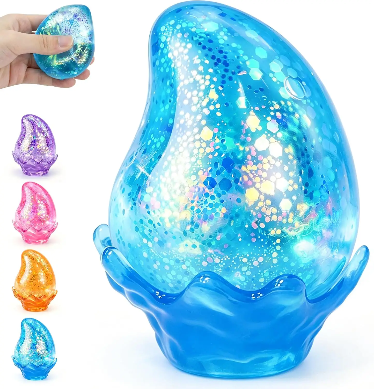 Squishy Stress Balls,Cube Squishies Anxiety Stress Relief Ice Squishy Malt Sugar Balls,Soft Sensory Calming Toys for Kids Teens, Party Favors & Classroom Prizes for Kids,Christmas Gift.