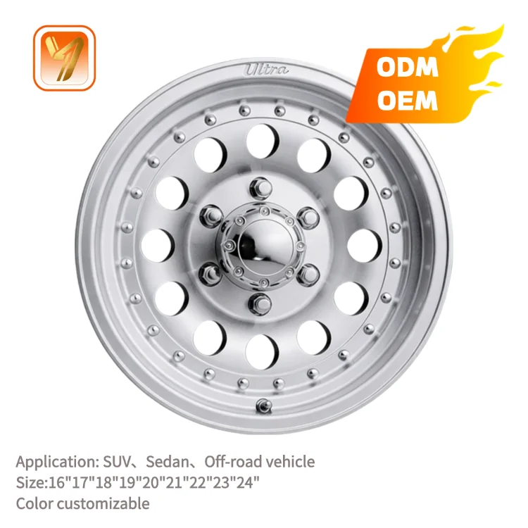 

Off Road Forged Wheel Hub Customization Suitable for Bronco, F-150 Raptor, and Trailblazer 8x170/8x180, 24x12~26x16