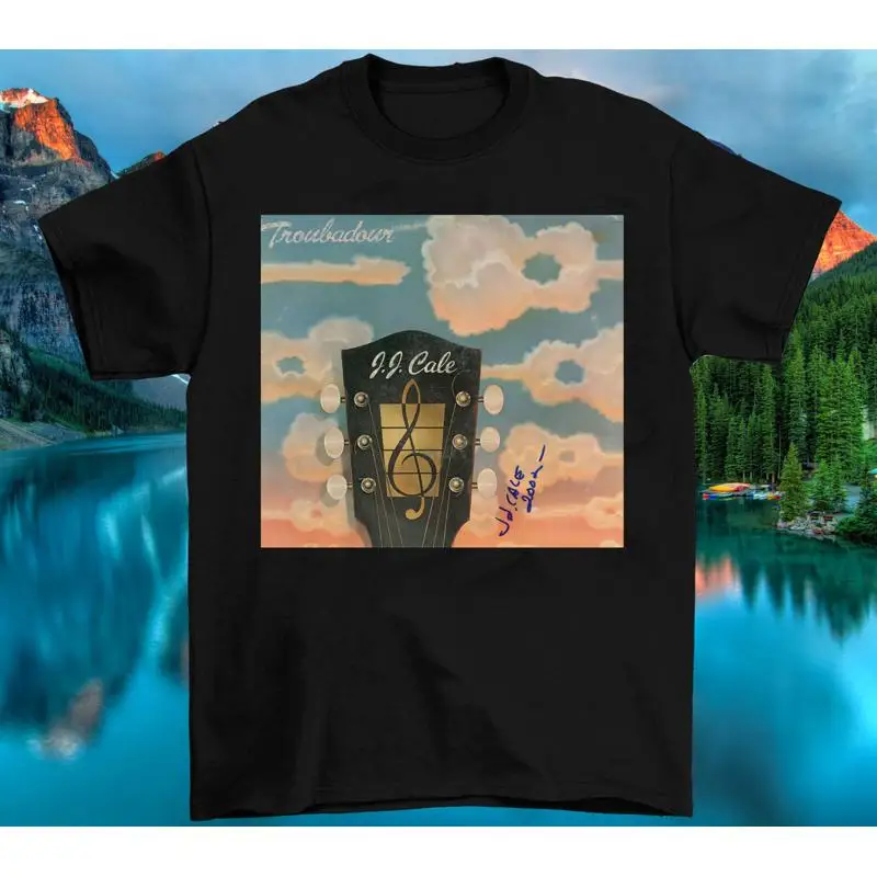 تي شيرت جديد نادر من Jj Cale مطبوع عليه ألبوم قطني أسود بجميع المقاسات Ag197