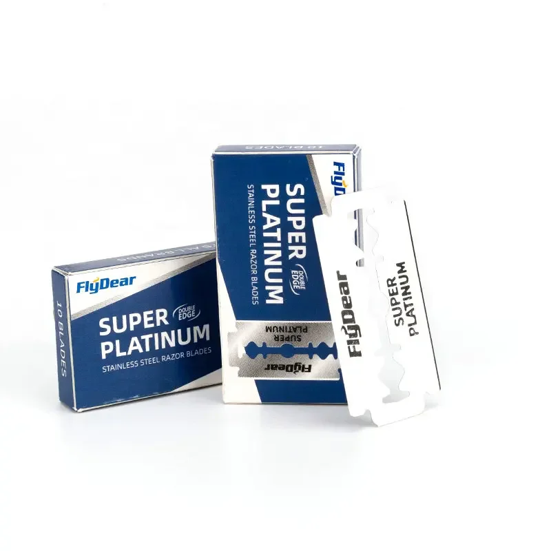 10/20/30/100pcs Double Edge Razor Blades , Safety Razor Blades For Shaving -Platinum Stainless Steel Double Razor Shaving Blades