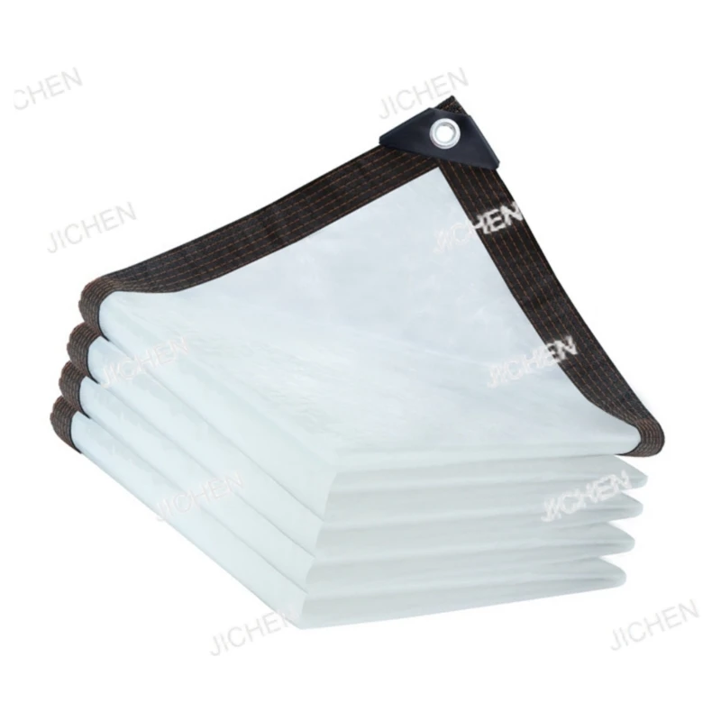 

Neu Transparent Waterproof PVC Animal Enclosure Tarp With Tie Cord For Hens Rabbits Greenhouse Protections