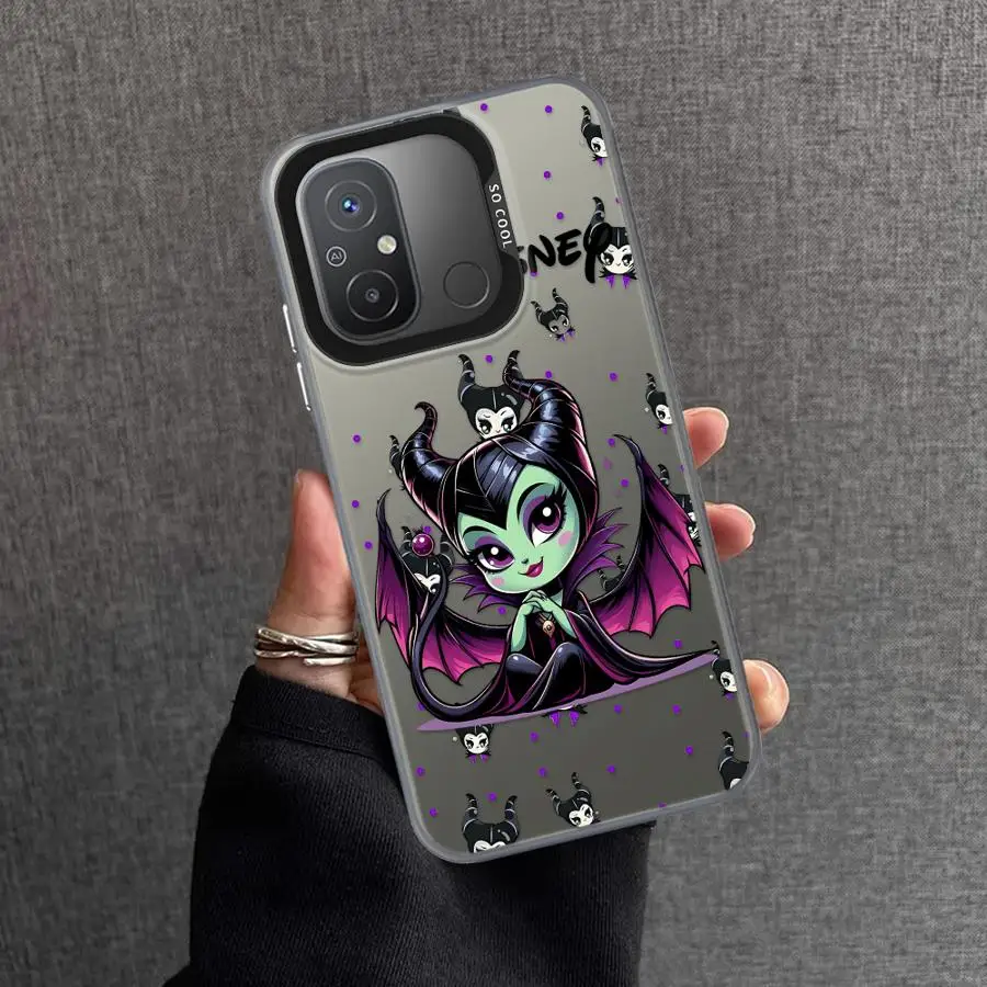 Phone Case for Xiaomi Redmi A1 A2 Plus A3x 12 13 13C 12C 5G Poco C51 C61 C50 X3 NFC Shockproof Cases Disney Poison Queen Wish