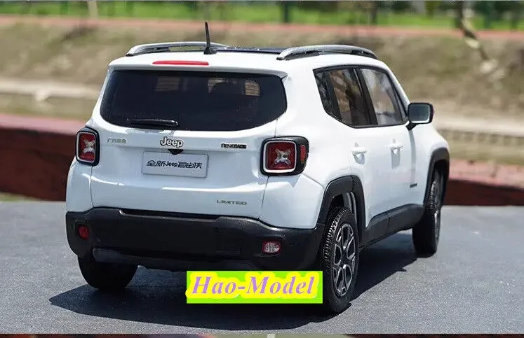 1:18 For Jeep Renegade Alloy Diecast Metal Car Model Boys Toys Kids Gifts Hobby Display Ornaments Collection White/Red/Gray