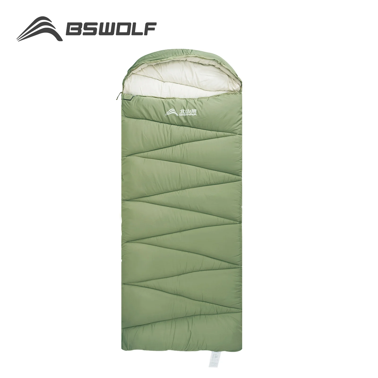 BSWOLF Camping Sleeping Bag Ultralight Warm Envelope Backpacking Sleeping Bag for Outdoor Hiking Picnic Travel Fishing