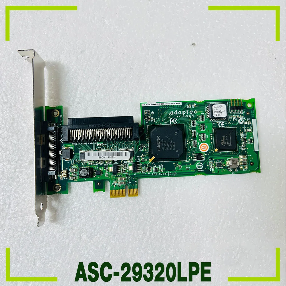 Original For Adaptec PCI-E X1 SCSI disk array card ASC-29320LPE