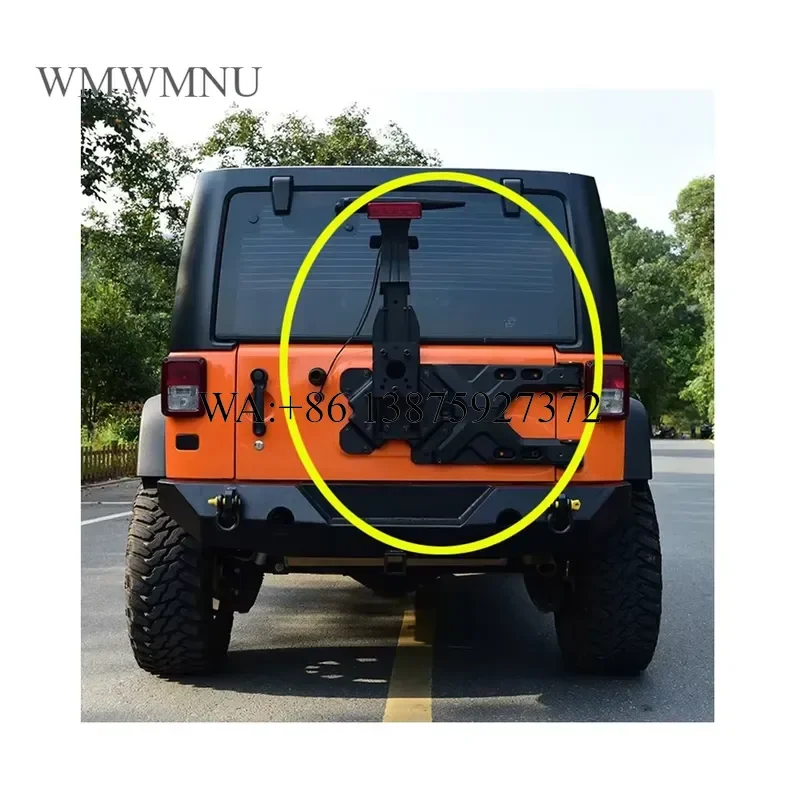 Wmwmnu Lantsun J275 Spare Tire Bracket for JK 2007+ Exterior Accessories Car Spare Tire Carrier