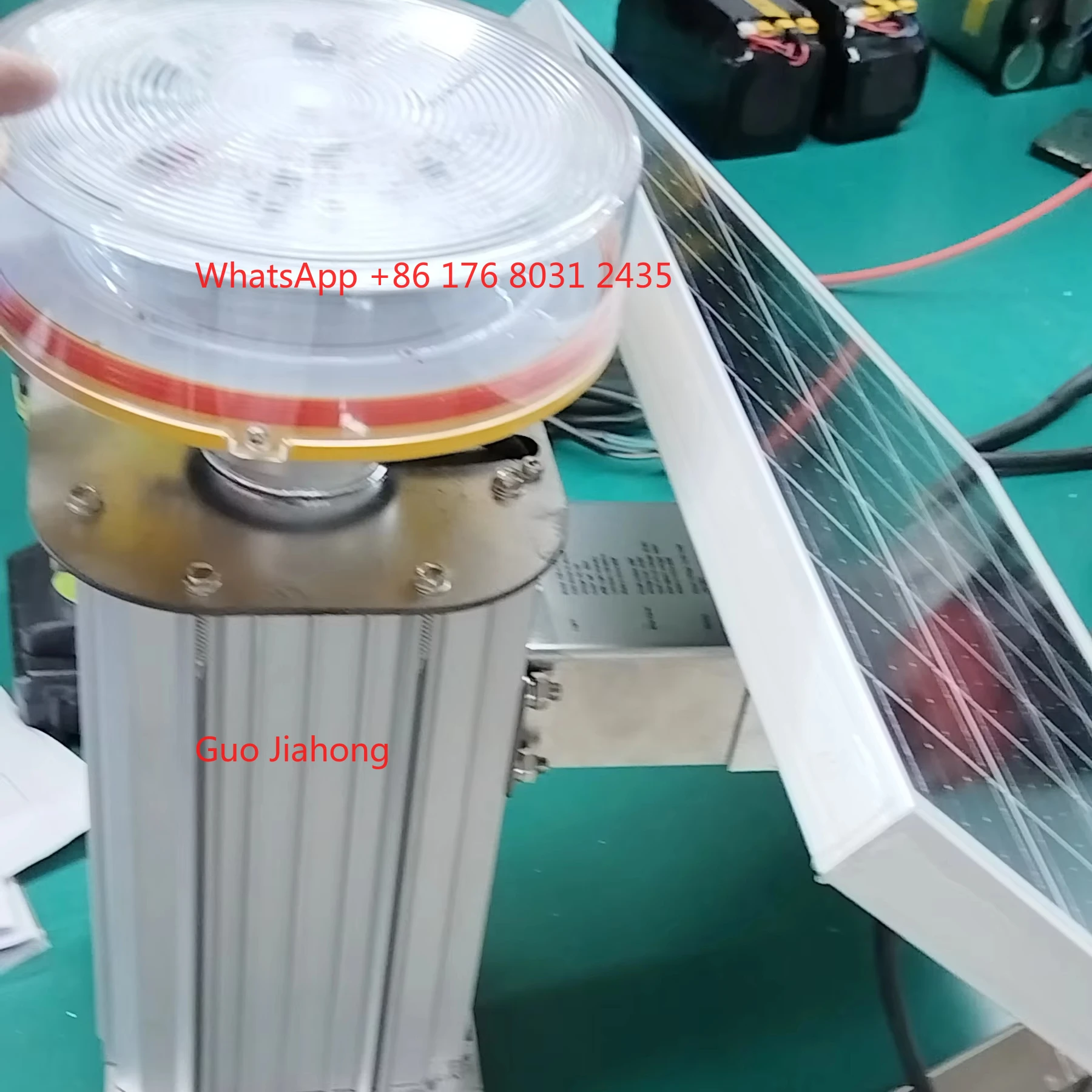Luz de obstáculo de baja intensidad compatible con ICAO, brillo de 32,5 cd, sistema de iluminación de advertencia de obstrucción autónomo con energía Solar
