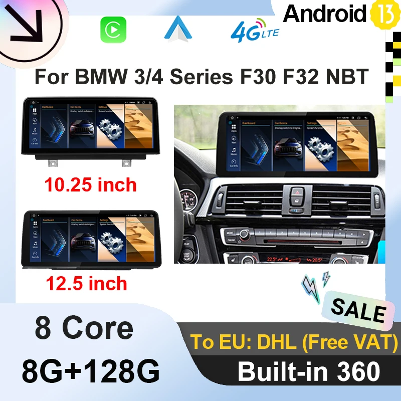 

Factory Price Android 13 Gps Navigation Car Video Multimedia Player For BMW 3/4 Series F30 F31 F32 F33 F34 Wireless Carplay Auto