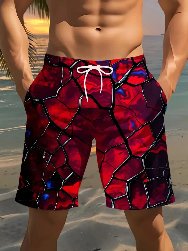 

Lightning 3D Print Beach Shorts Men's Casual Fashion Board Shorts Male Swimming Trunks Kids Short Pants Man Swimsuit Clothing