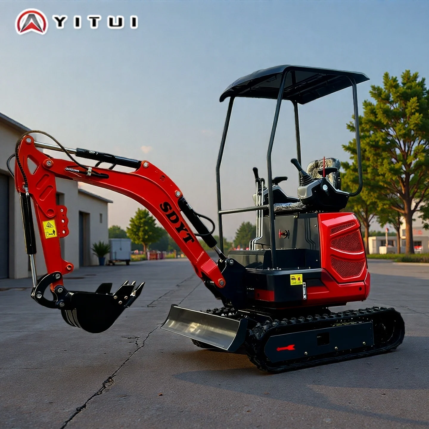 حفارة صغيرة عالية الكفاءة محرك كوبوتا حفار صغير يورو 5 حفارة مدمجة مخصصة للبناء الداخلي والخارجي