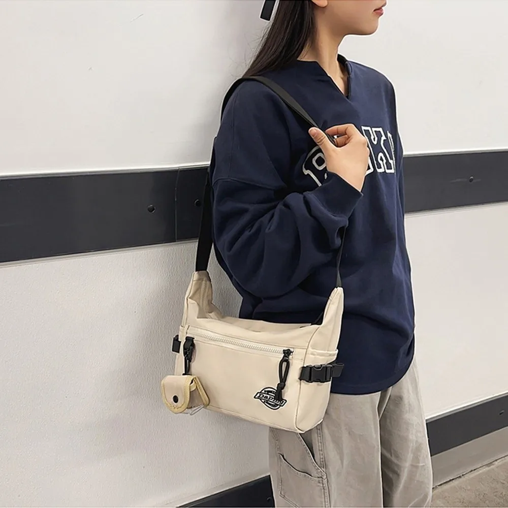 

Многофункциональная сумка через плечо, водонепроницаемая нейлоновая сумка в корейском стиле, спортивная уличная квадратная сумка на плечо, уличная сумка