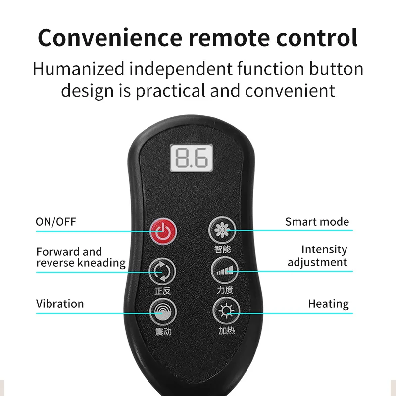 Heated Massage Pad For Bed Neck Shoulder Full Body Cushion Waist And Back Massager Multifunctional Kneading Massage Cushions