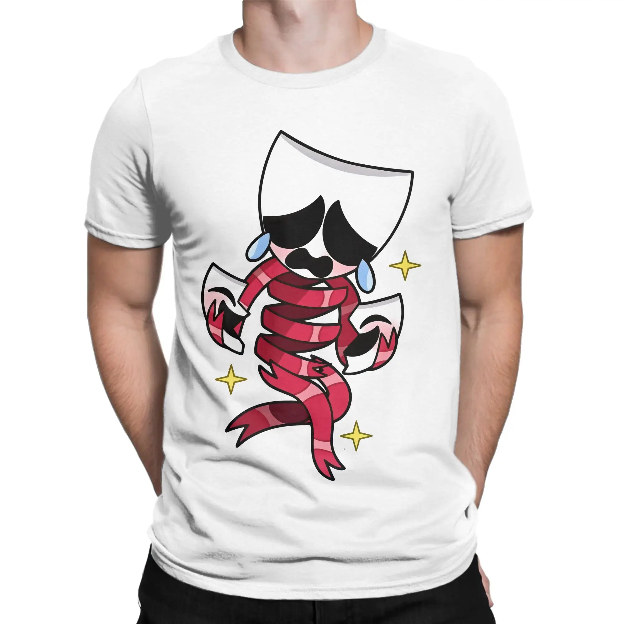 Men's T-Shirts Gangle Cartoon Digitals Circus Awesome Pure Cotton Tee Shirt Short Sleeve T Shirt O Neck Tops New Arrival