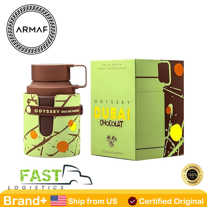 

Armaf Odyssey Dubai Chocolat Gourmand Edition Men 100ML EDP Spray Cologne Persistence Arabian Long-lasting Hair and body spray