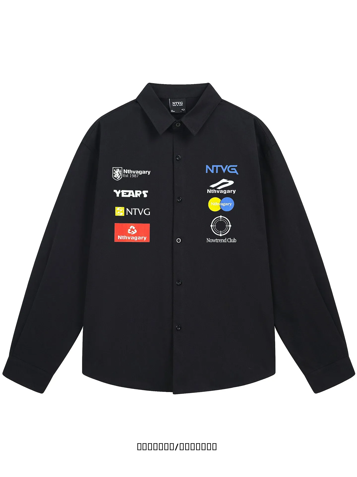 

from Long Sve Loose Fit Printed irt Collared Couple Faionable Casual Cotton Breathable Spring Autumn Wear