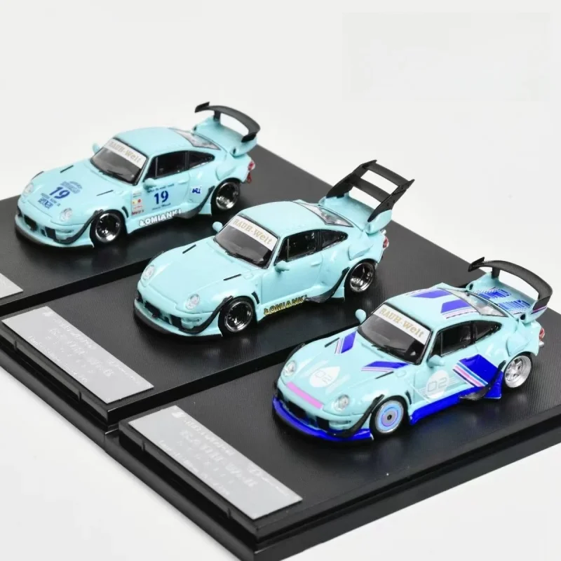 StreetWeapon 1:64  RWB 993 02 Track 19 Tiffany high-tail Alloy model