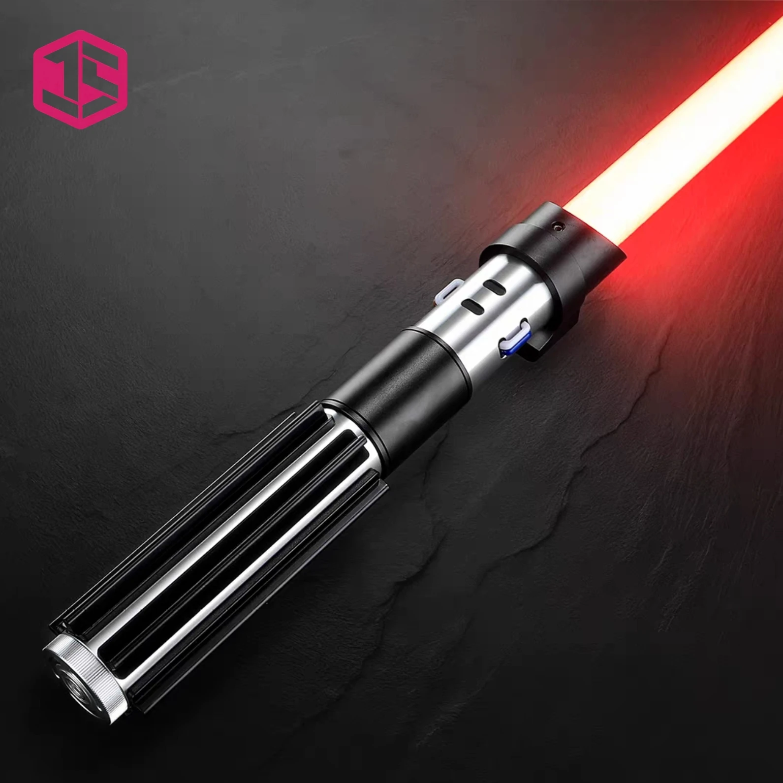 JS Saber Lightsaber, Motion Control, Bluetooth APP Control, Infinite Color Changing, Lightsaber for Adults, Metal Hilt, DV5