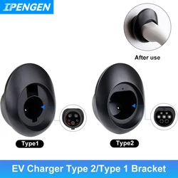 IPENGEN 테슬라 GBT용 EV 충전기, 세련된 IEC62196-2 충전 케이블 플러그 거치대, 세련된 월박스 EV 충전기, 타입 2, 타입 1, 거치대