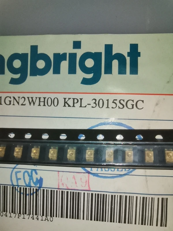 

50 шт./KPL-3015SGC 1206 (3015) Встроенный объектив высокой яркости желто-зеленый светодиодный светильник