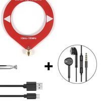 Upgraded AMNVOLT For ATS V3 SI4732 Full Band For DSP Radio With Hi-Z Headphone Telescopic Antenna Signal Receiving Accessories