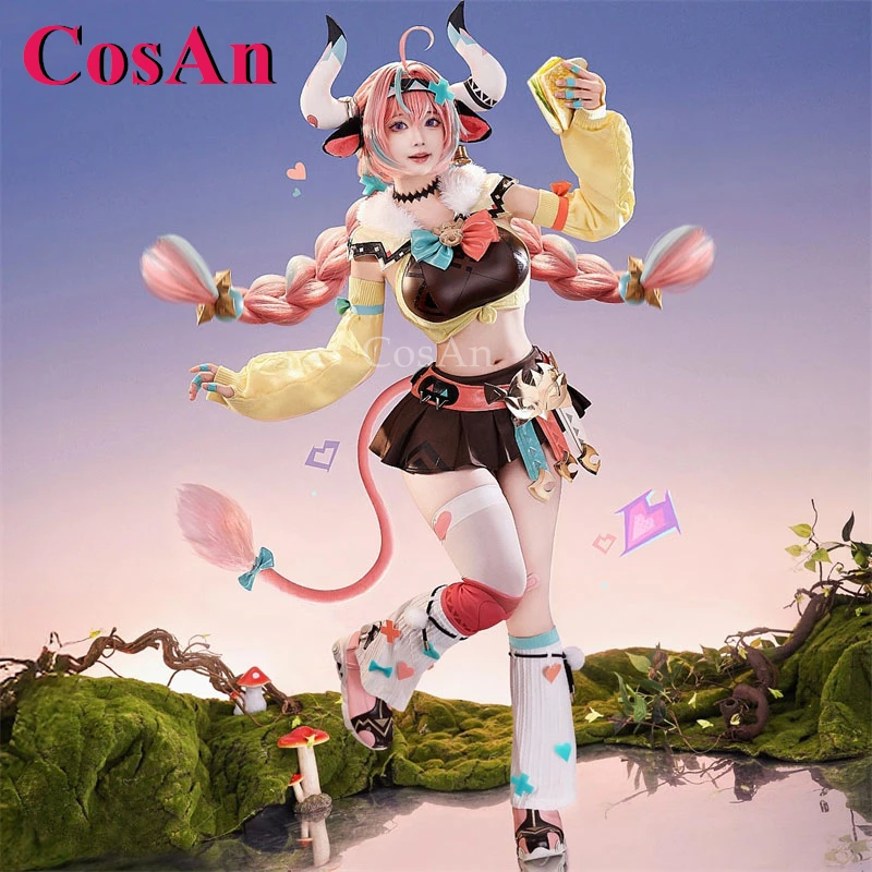 

CosAn Game Genshin Impact Varesa костюмы для косплея великолепная элегантная униформа платье женская одежда для ролевых игр на Хэллоуин новая одежда
