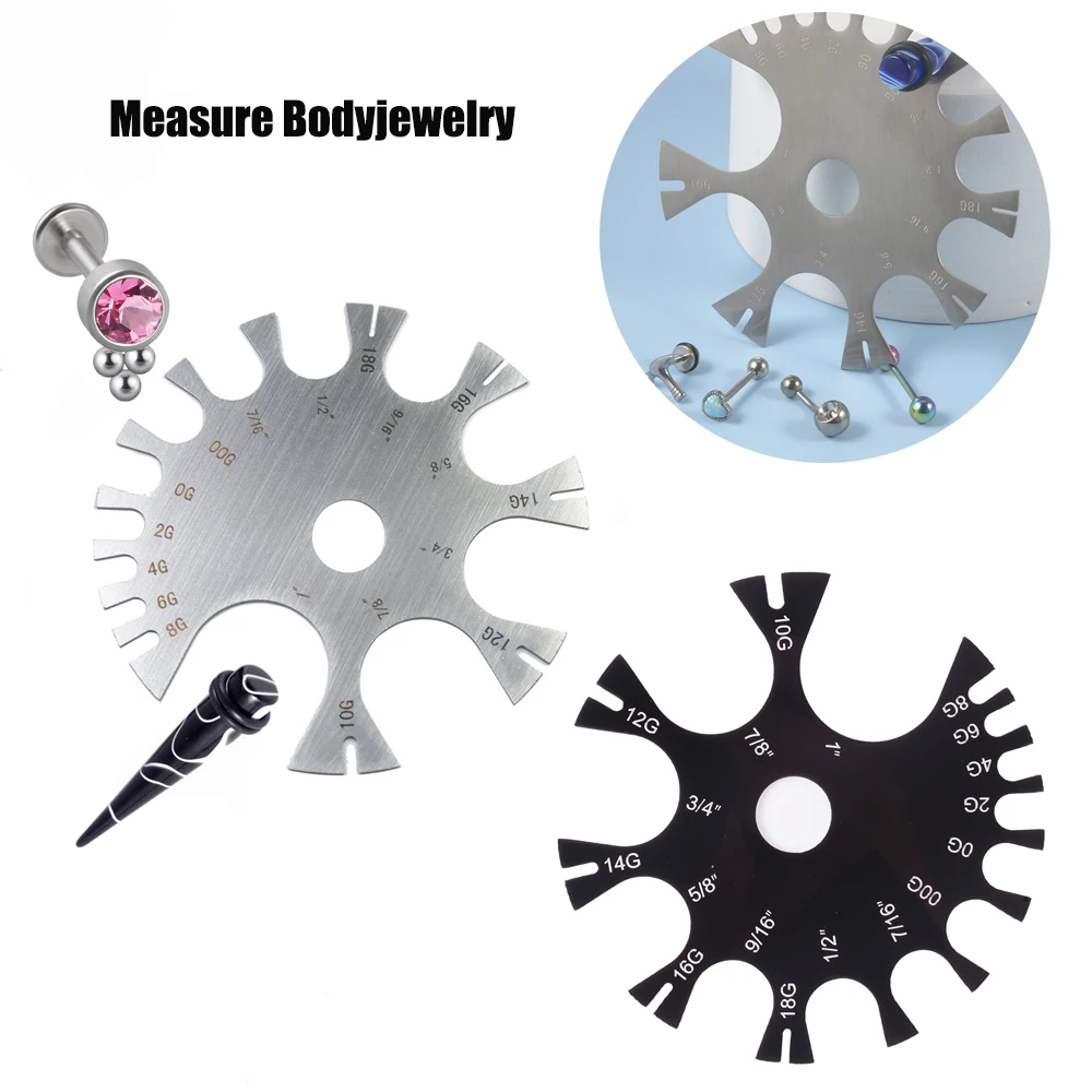 Herramienta de rueda de calibr - Body Jewelry Measurements reseña y precio