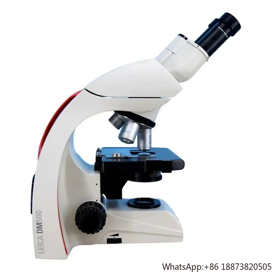 Biology Microscope Leica DM500/750 Binocular Triocular Contrast Fluorescence Video Biological Microscope 4X-100X