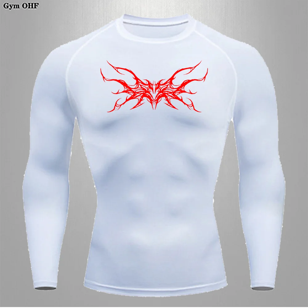 Men's Tight T shirt Sports Man Lycra Training Shirt Boxing Jujutsu Breathable Quick Drying Shaping High Elasticity Men T shirts