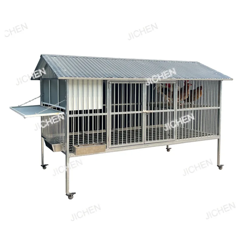 

Уличная куриная клетка Утолщенная большая оцинкованная клетка для курицы Уличная бытовая клетка для утки и гуся Непромокаемая клетка для курицы с лаской