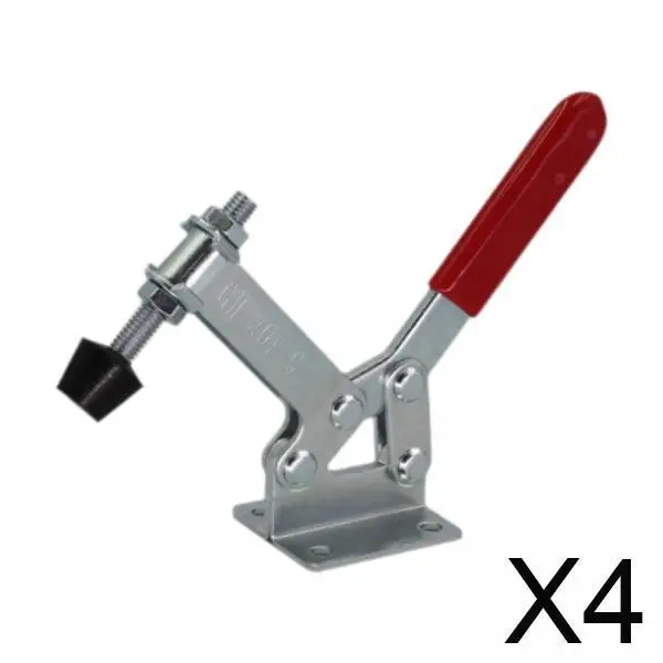

4x Horizontal Clamp Carpentry Quick Release AntiSlip Premium Toggle Clamp