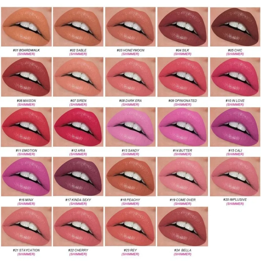 Moisturizing Lipstick High Hydration Plumping Glossy Long Lasting Vegan Makeup Wholesale Private Label Custom Logo Lip Stick