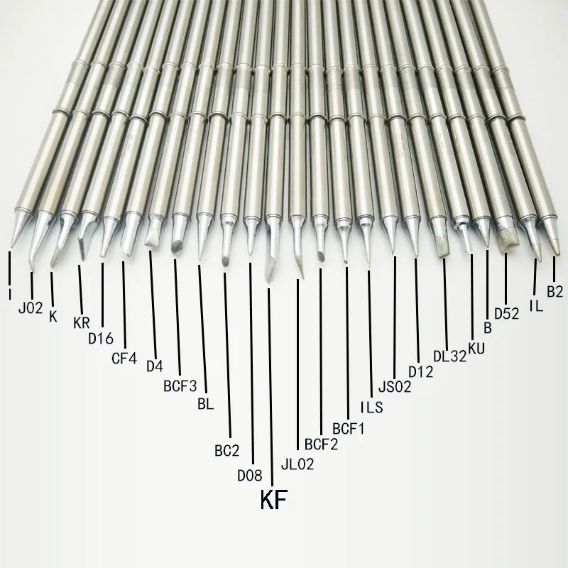 KSGER T12 Soldering Solder Iron Tips T12 Series Iron Tip For Hakko FX951 STC AND STM32 OLED Soldering Station