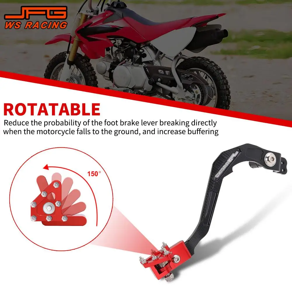 Aluminiowa dźwignia hamulca motocyklowego do HONDA CRF250L CRF250M 2013-2020 CRF250RALLY 2017-2020, akcesoria do motocykli crossowych. — zdjęcie 4