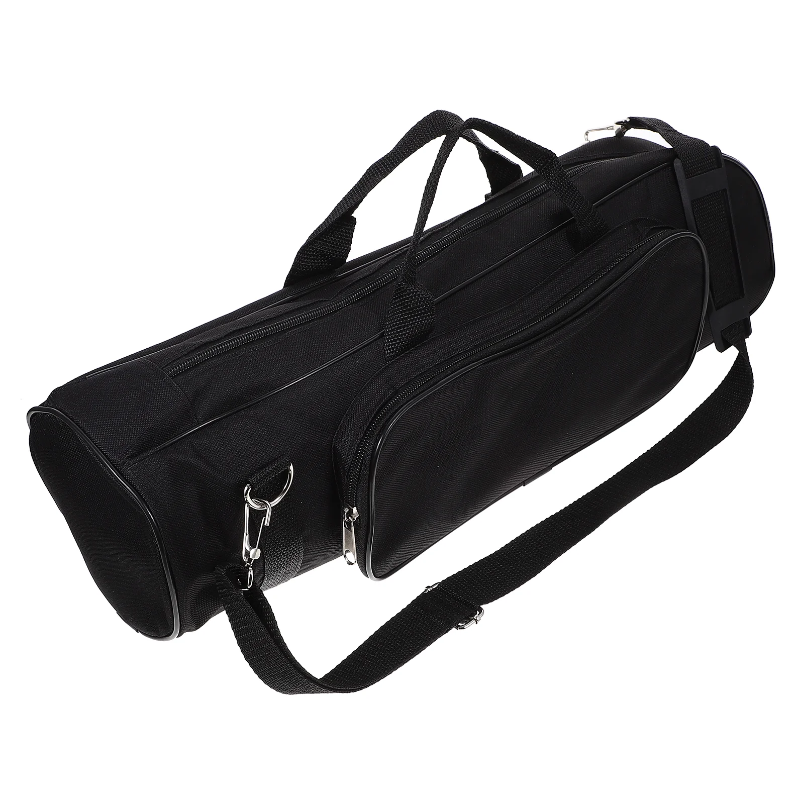 

Trumpet Carrying Bag Portable Gig Small Suitcase Black Backpack Fishing Rod Tube Oxford Cloth